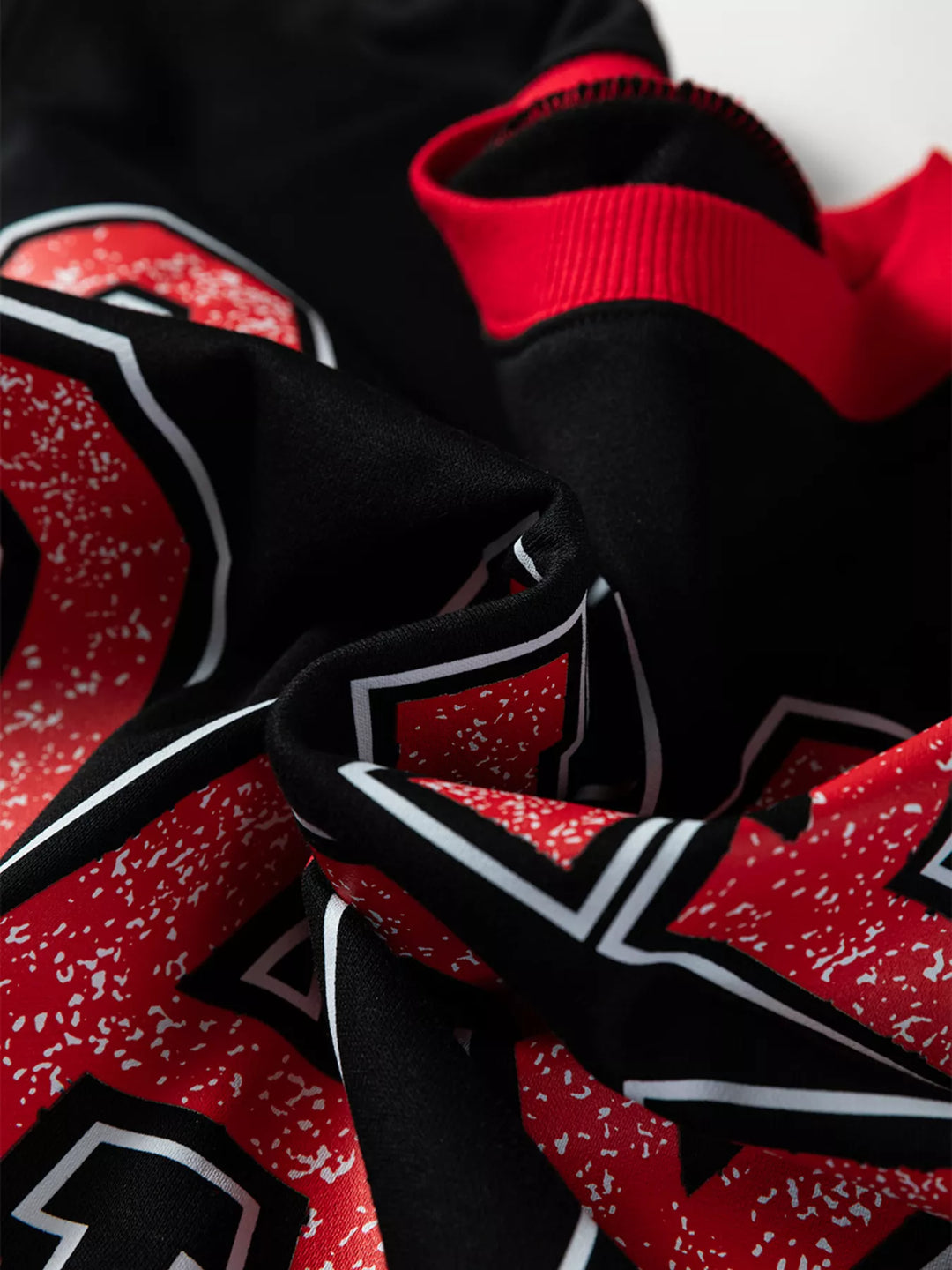 Fan-ready pose in baggy Game Day Striped Detail Women&