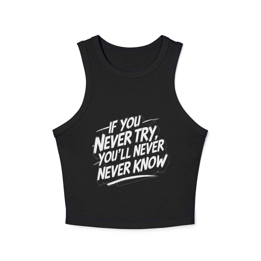 Motivational Racer Tank for Women – Inspiring Workout Wear