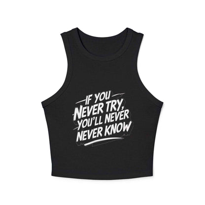 Motivational Racer Tank for Women – Inspiring Workout Wear