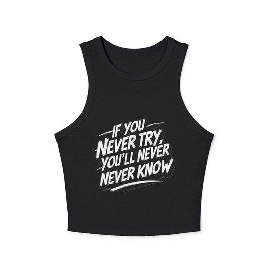 Motivational Racer Tank for Women – Inspiring Workout Wear