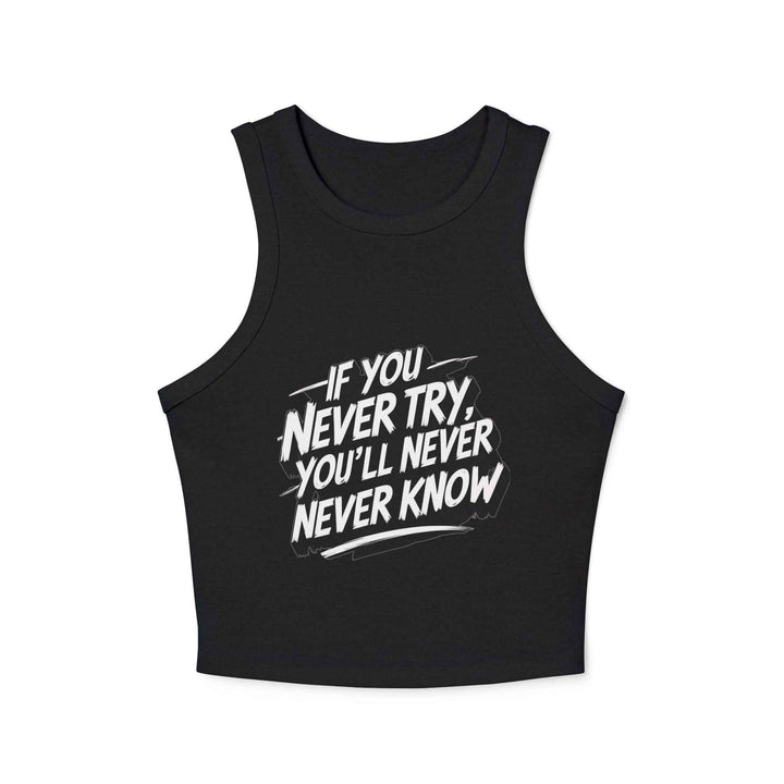 Motivational Racer Tank for Women – Inspiring Workout Wear