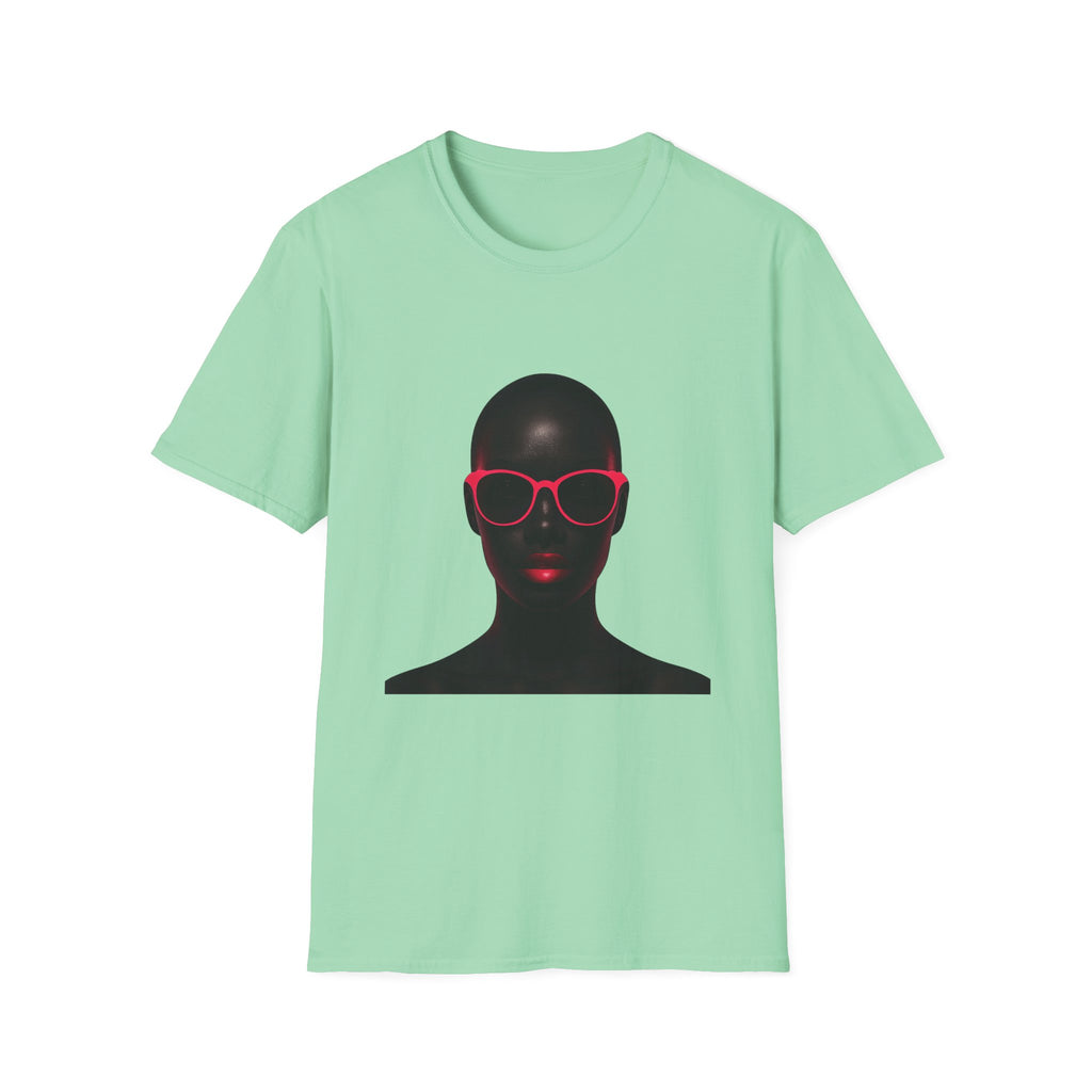 “Flat Lay: Chic Graphic T-Shirt with Sunglasses & Hat”


