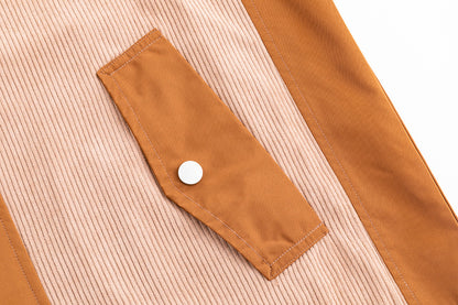 Flat lay – jacket, pants, detachable hood, knee pads

