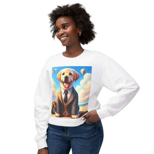 Dog in Suit Sweatshirt - Perfect Gift for Dog Lovers