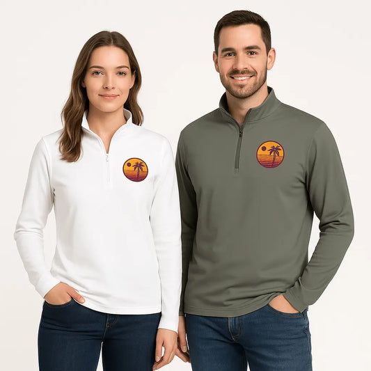 Folded crewneck showcasing “Embrace change and let your true colors shine” quote

