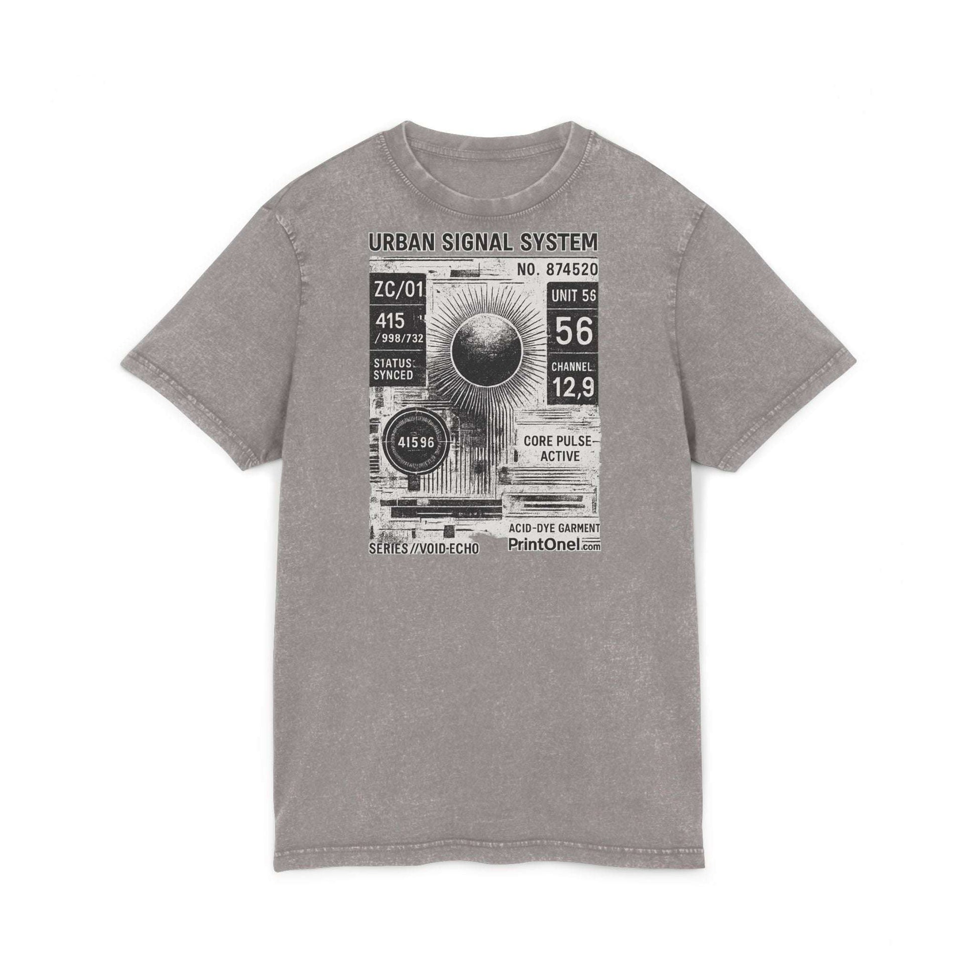 Urban Acid Wash Tee – Retro Streetwear Statement www.PrintOne1.com