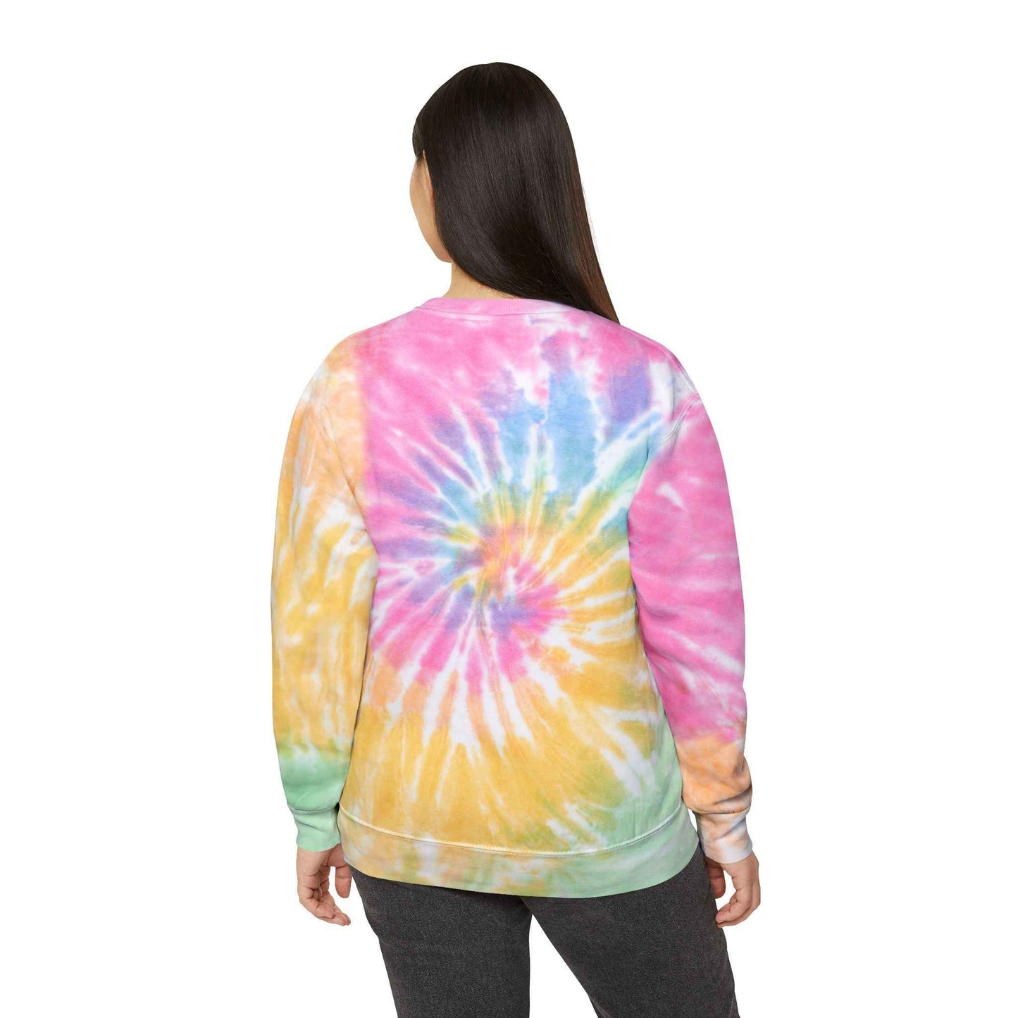 Sky Inspiration Tie-Dye Sweatshirt Cozy Unisex Pullover