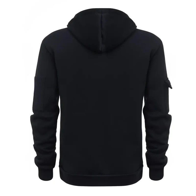 Full-Sleeve Men's Fitness Hoodie – Warmth Meets Modern Style