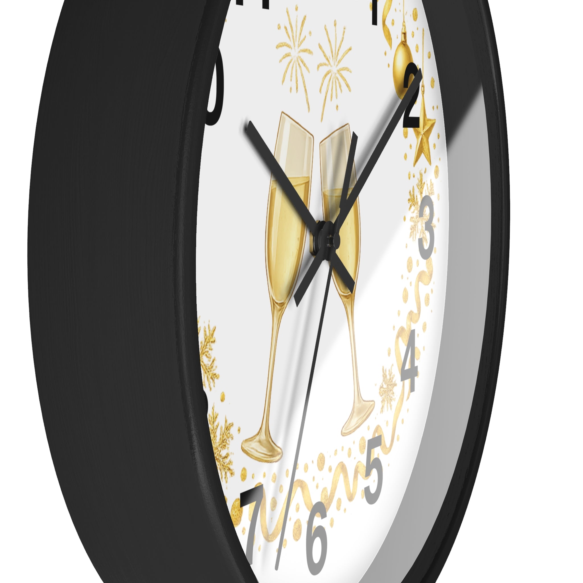Gift Box Shot – Festive Wall Clock Perfect for Any Occasion

