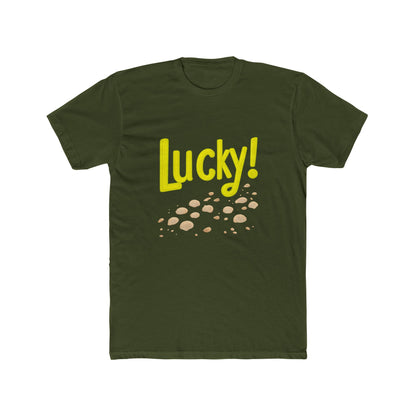 Gift joy with the vibrant "Lucky!" Cotton Tee for all occasions