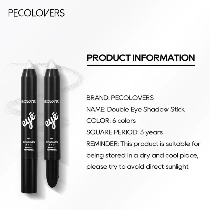 Glitter That Stays: 6 Shades of Waterproof Eyeshadow Stick – Smudge-Proof and Bold 