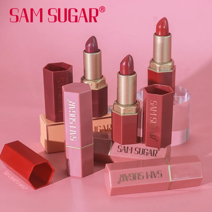 Gold Bar Lipstick gift shot – ribbon, Valentine’s Day ready packaging