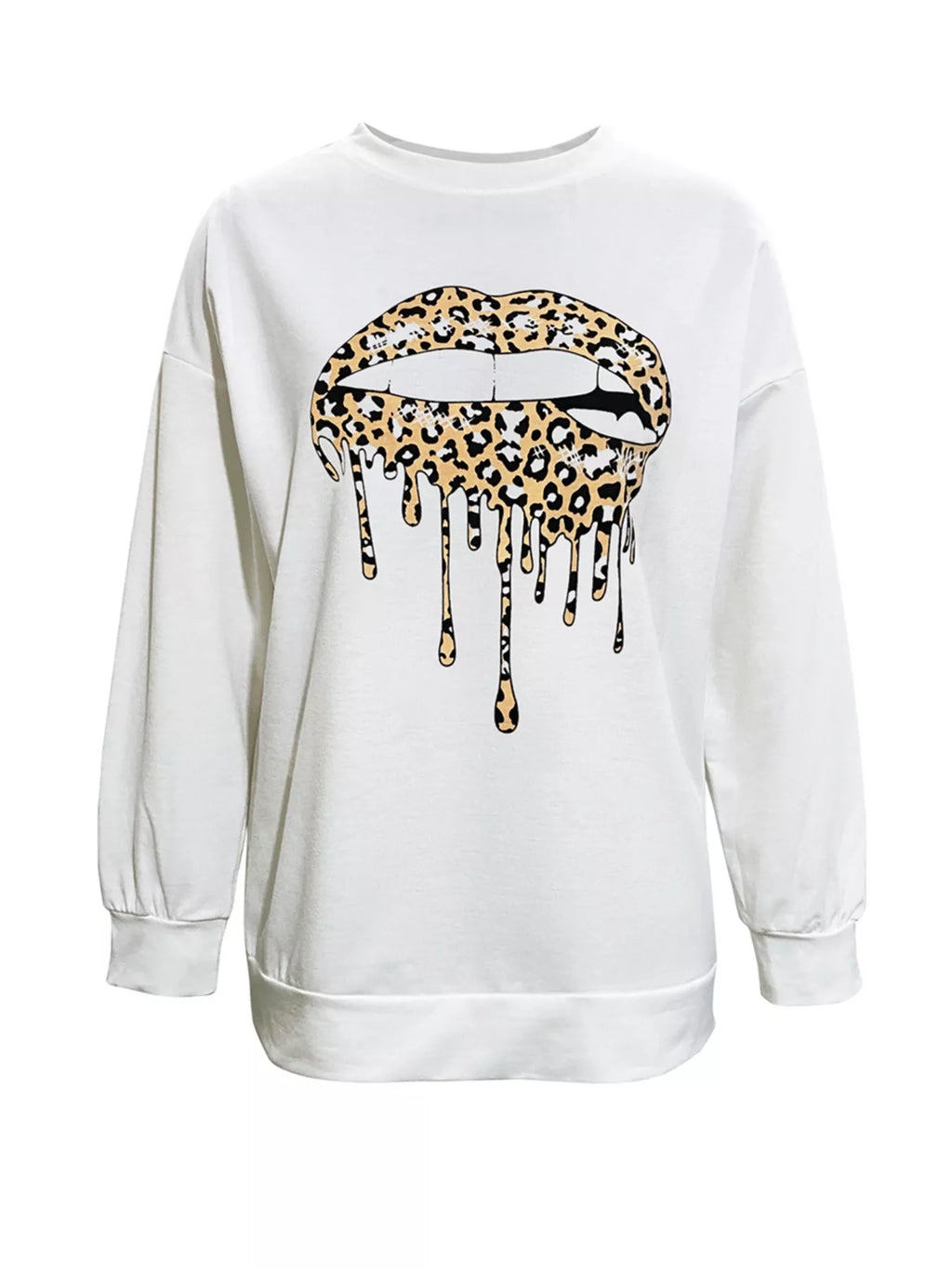 Graphic Round Neck Dropped Shoulder T-Shirt – machine-washable care and durability