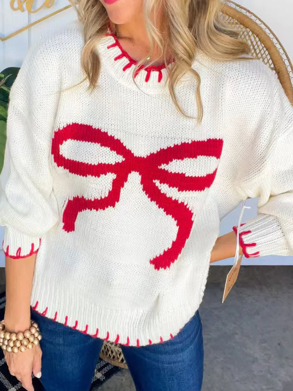 Gray Long Sleeve Sweater for Women – Cozy Meets Classy