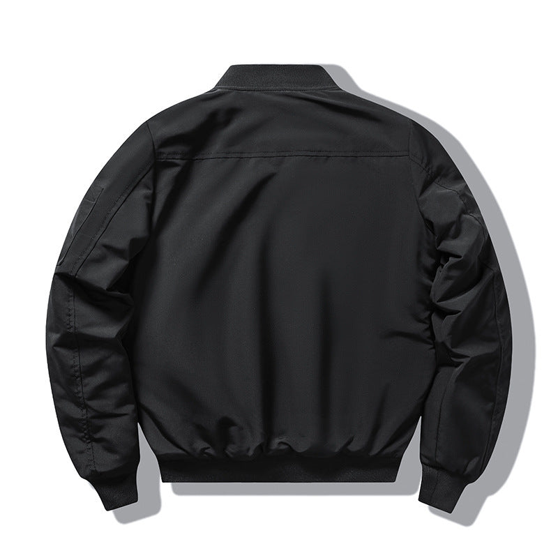 Close-up of polyester lining in Harley Retro Men's Coat

