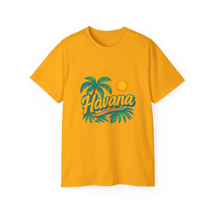 Sunset Escape: Havana Tropical Vibe Tee  Unisex Summer Shirt