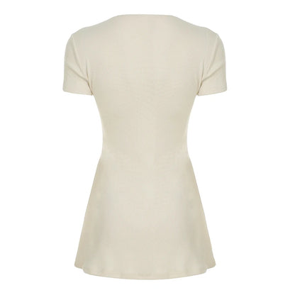 Casual V-Neck Mini Dress - Your New Summer Essential