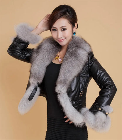 Winter Luxe Faux Fur Women's Jacket – Grab Now