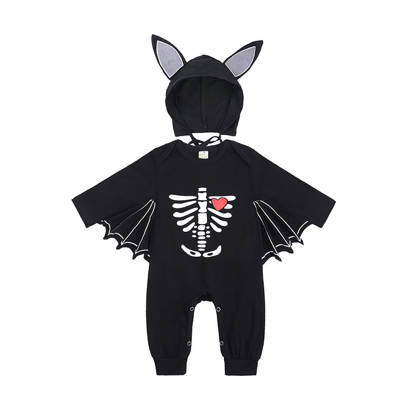 Halloween Bat Baby Romper – Breathable fabric for all-day wear