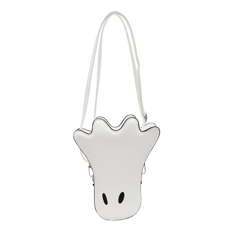 Halloween Ghost Messenger Bag adjustable strap – crossbody drop detail