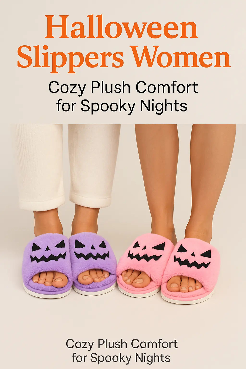 Halloween Slippers Women – Stylish Indoor Footwear for Fall Nights