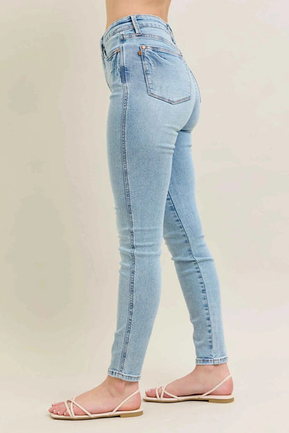 Judy Blue Mr. Tummy Control Plus Size Skinny Jeans