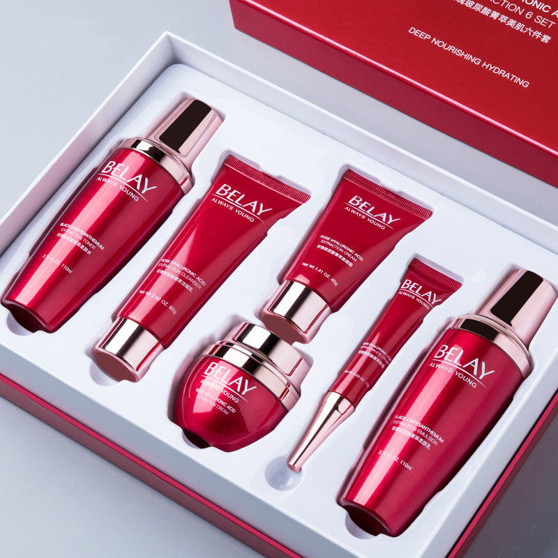 Hyaluronic Acid Skin Care Set – AM/PM layering for dewy, bouncy skin