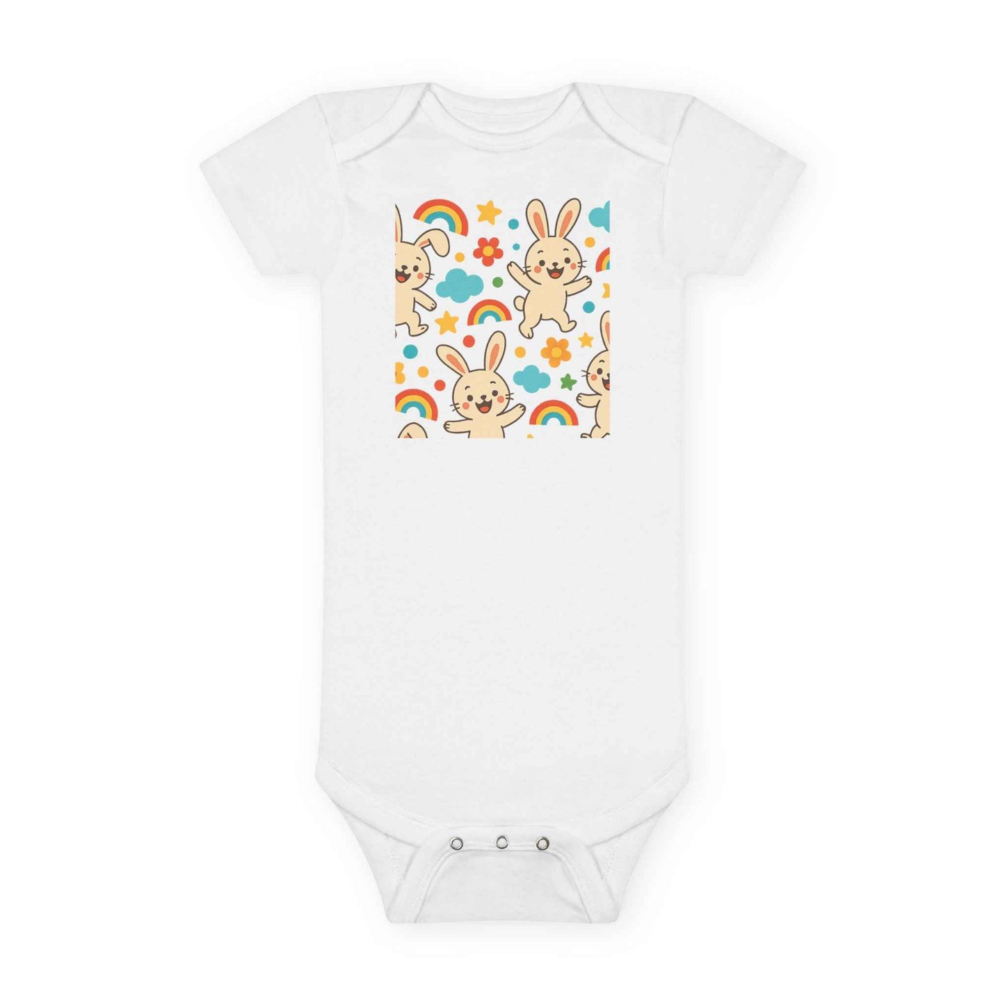Cute Bunny Baby Onesie - Soft Cotton Baby Shower Gift