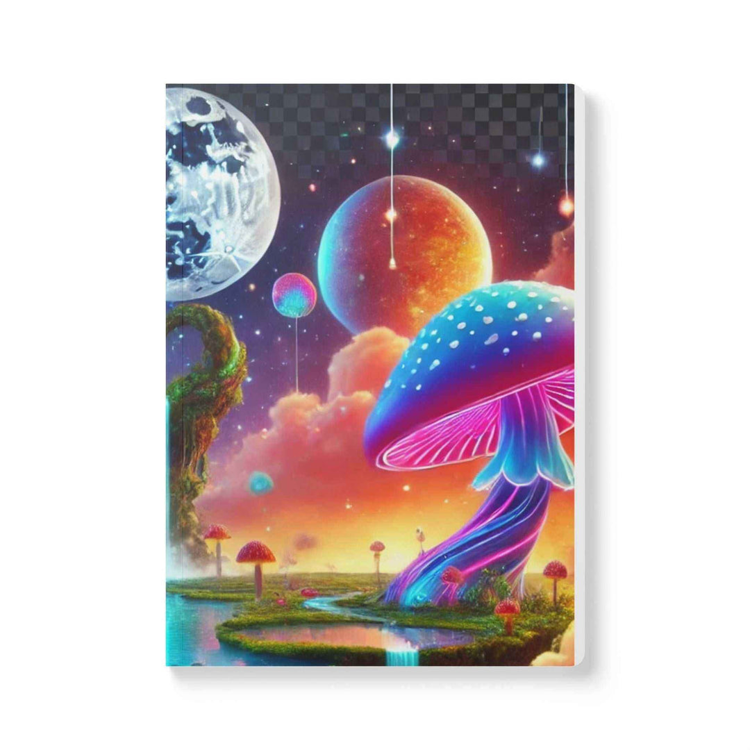 Cosmic Mushroom Journal – Whimsical Artist Notebook