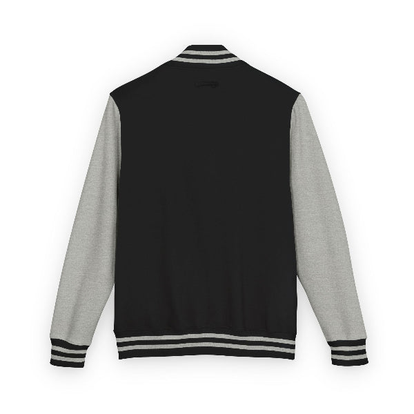 KING varsity jacket displayed flat on neutral background


