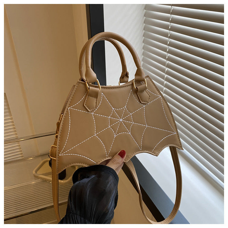 Khaki Summer Crossbody Saddle Bag – Versatile Street Trend Accessory

