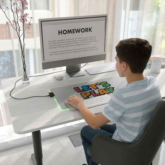 LED Gaming Mouse Pad – RGB Light Up Your Desk Setup