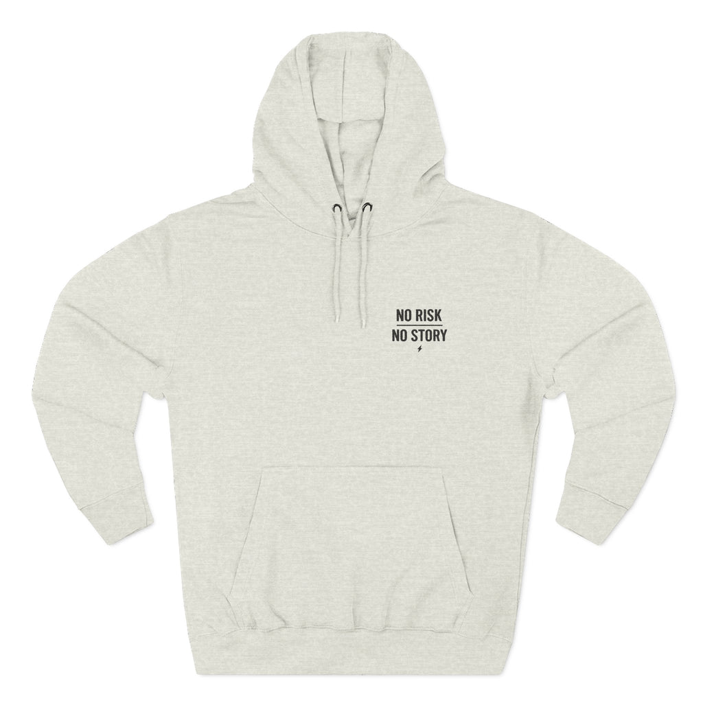 11. Three-Panel Fleece Hoodie displayed folded neatly, highlighting soft fleece interior and structured hood design

