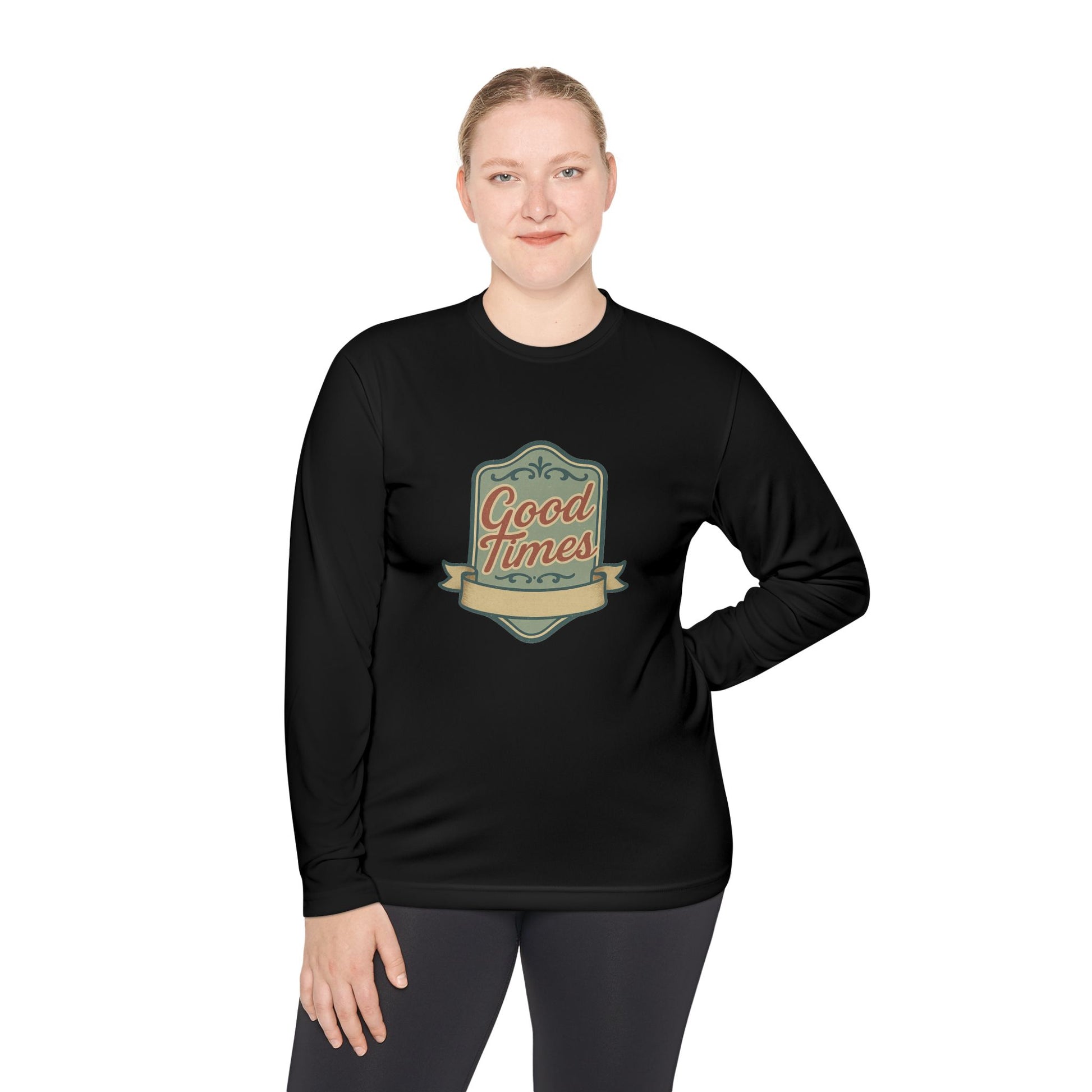Lifestyle photo of breathable polyester long sleeve shirts

