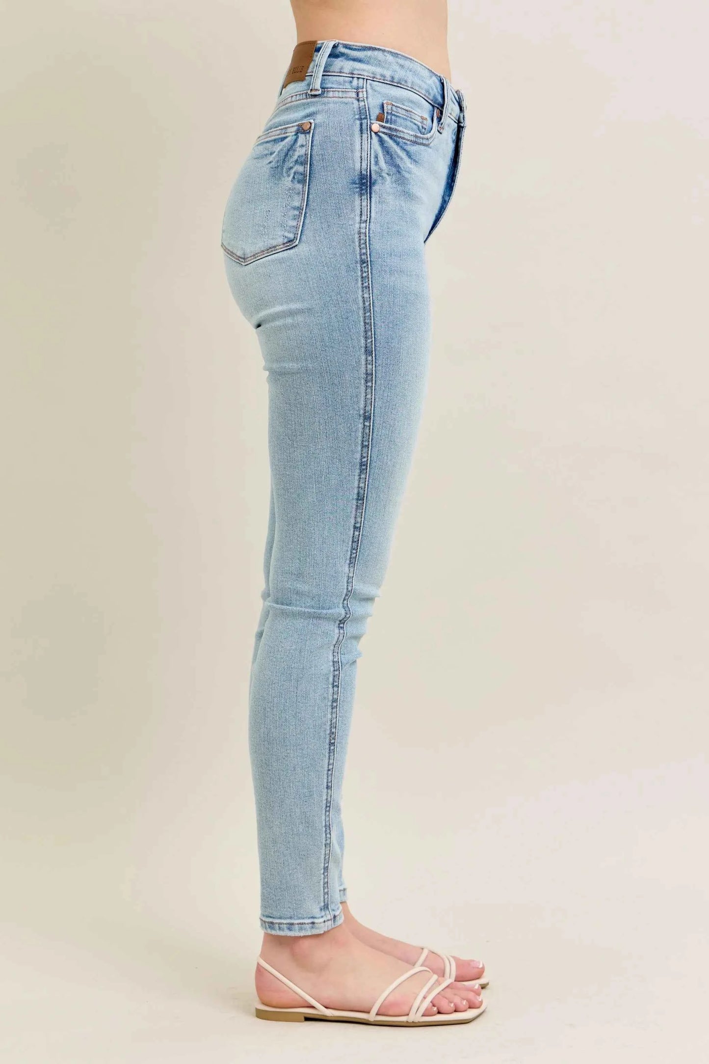 Judy Blue Mr. Tummy Control Plus Size Skinny Jeans