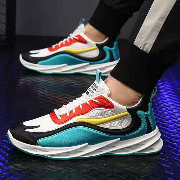 Lightweight walking shoes for men, flat sole

