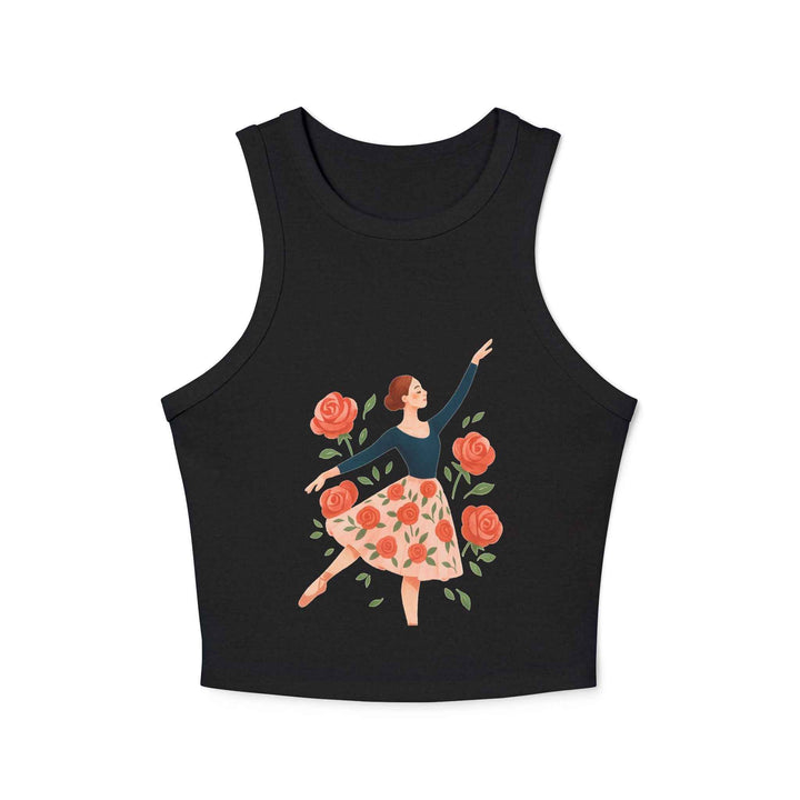 Women's Micro Rib Racer Tank – Soft, Stylish High Neck Fit