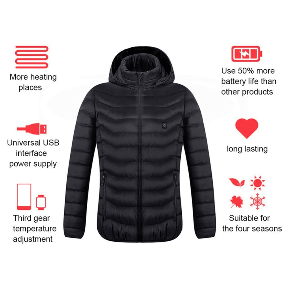 Machine washable heated jacket – easy care, daily wear