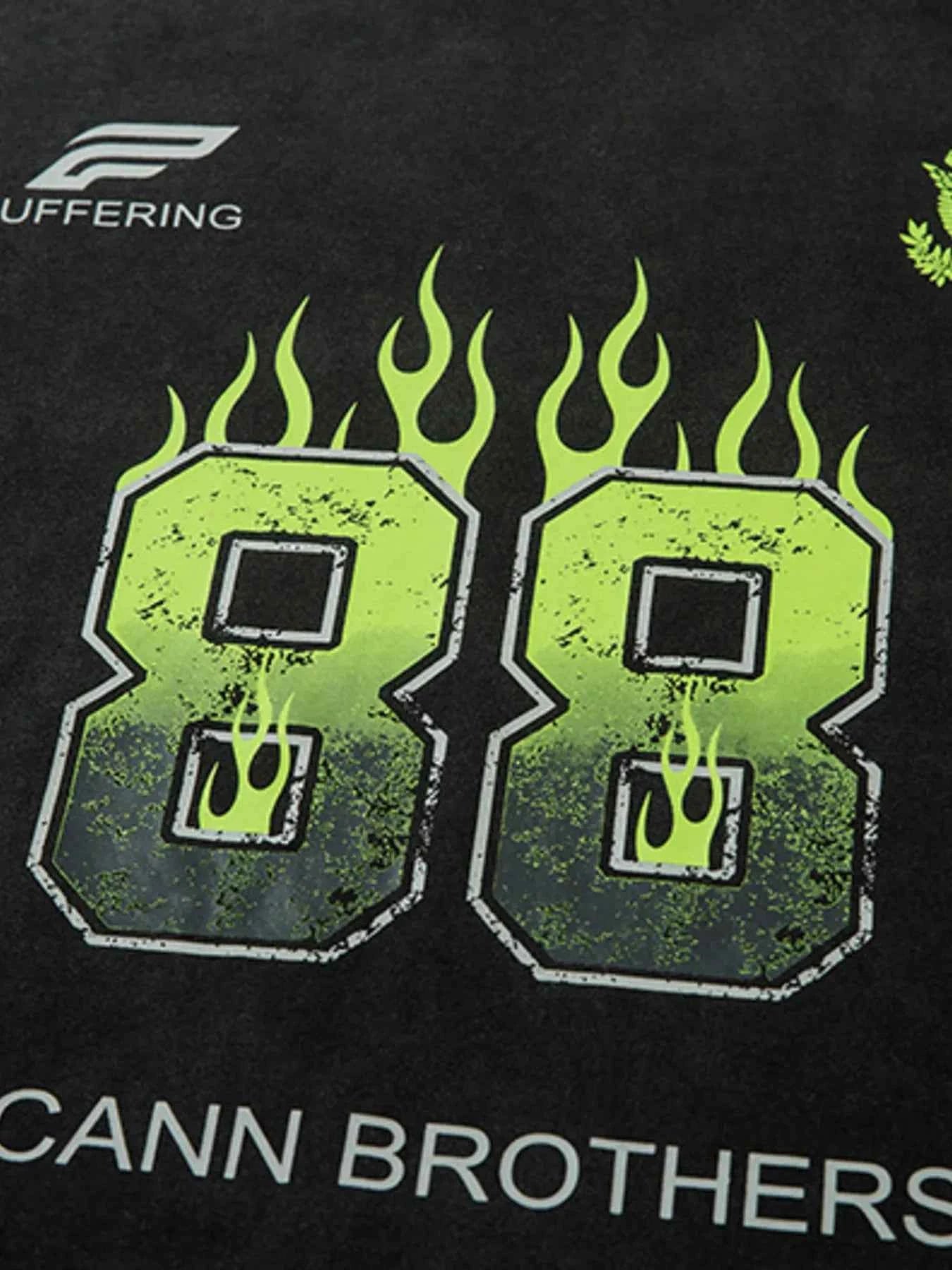 Men’s Number 88 Round Neck Tee Comfortable Stretch Tee