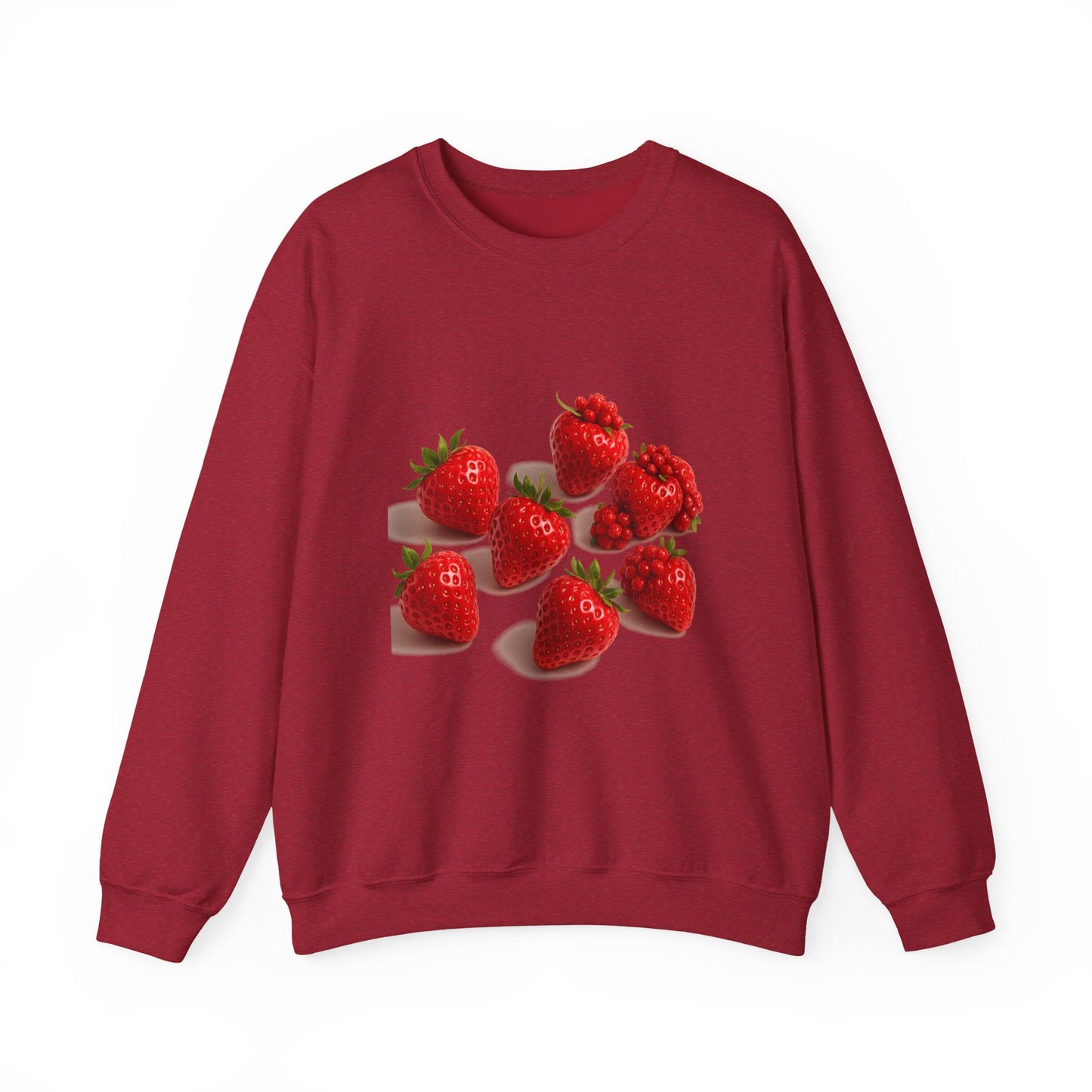 Matching couple outfits with fruit-themed sweatshirts – casual gift idea

