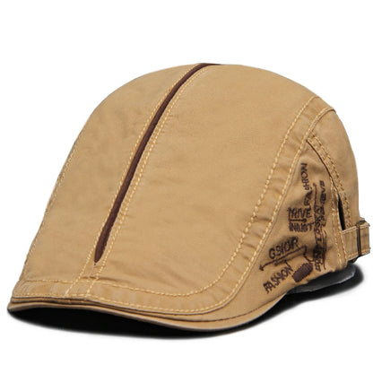 Men Beret – Side profile showing sleek peak
