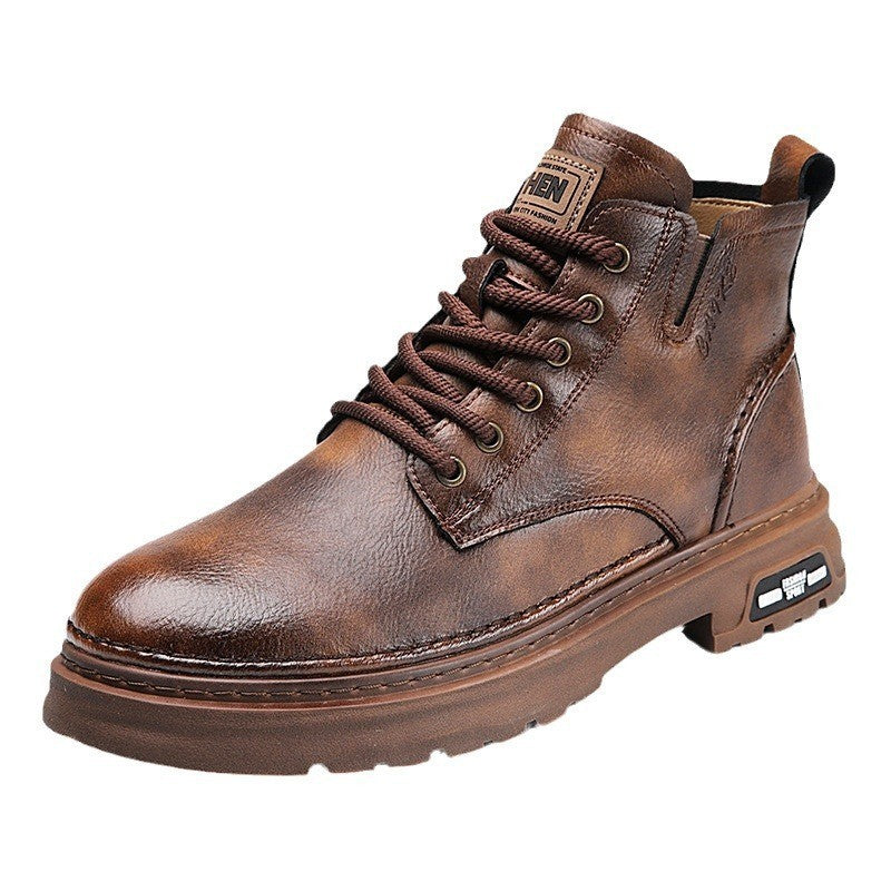 Men’s Martin Boots – Chunky Tread for Rainy Commutes