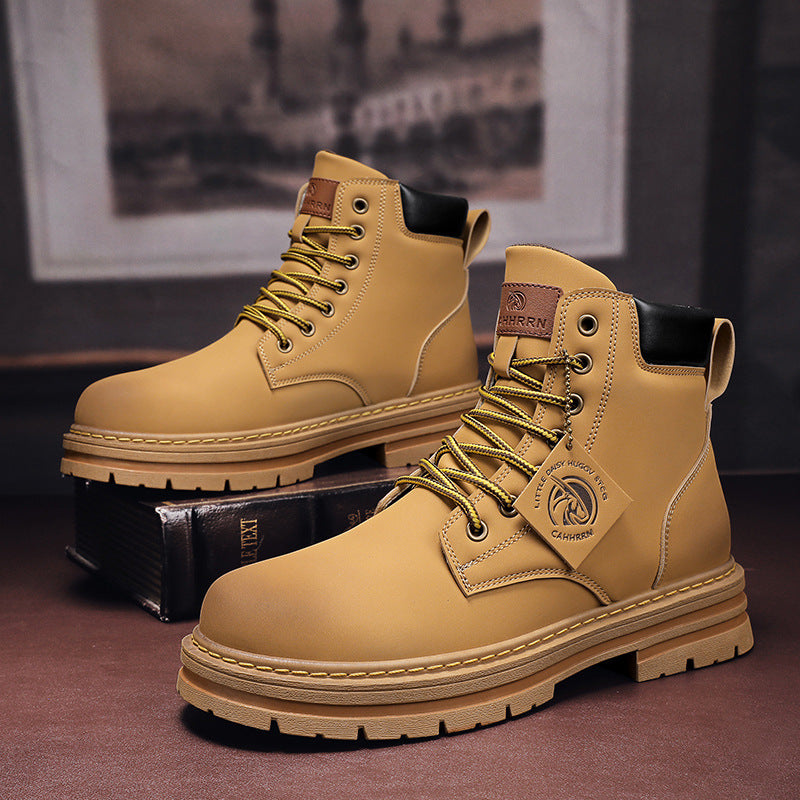 Men’s Martin Boots – Short Heel Steady Support