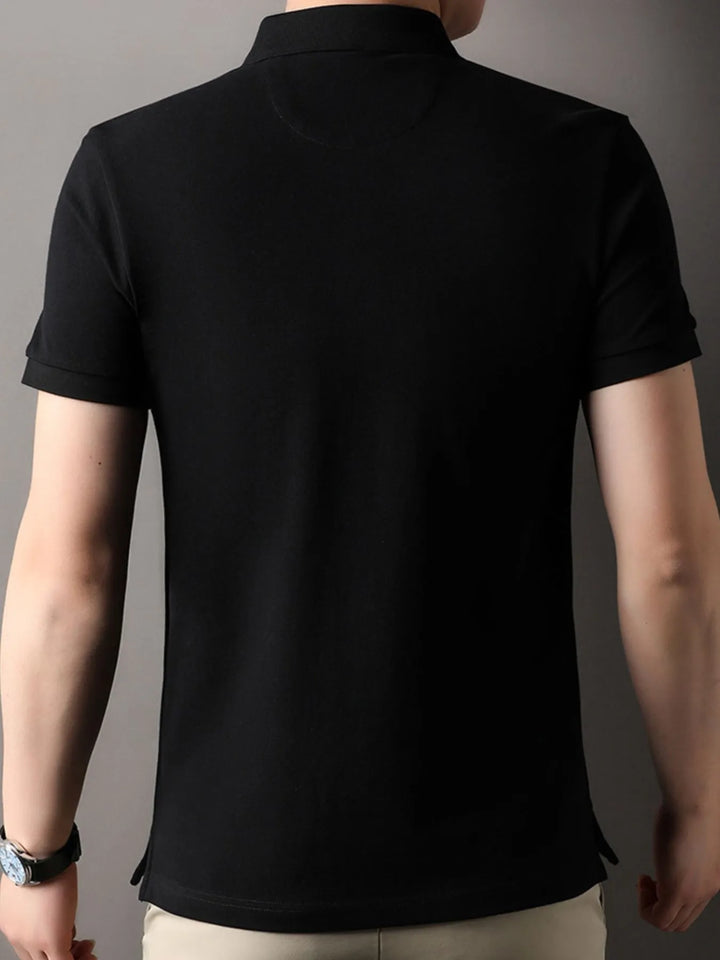 Men’s Plus Size Polo – Color lineup: black, navy, and core neutrals for everyday wear