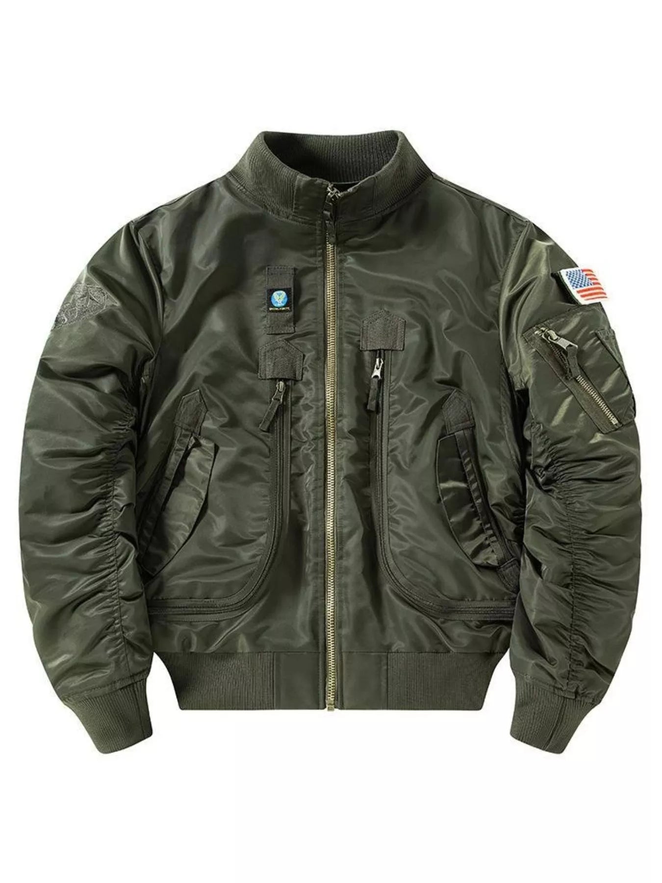 Men’s Plus Size Zip-Up Jacket – On-body fit for everyday movement