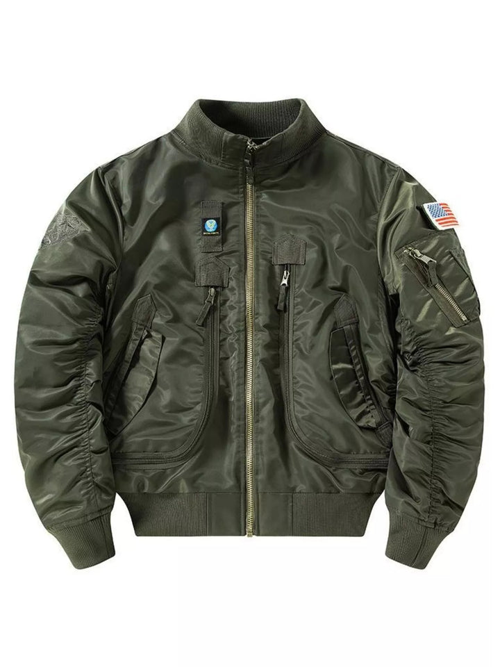 Men’s Plus Size Zip-Up Jacket – On-body fit for everyday movement