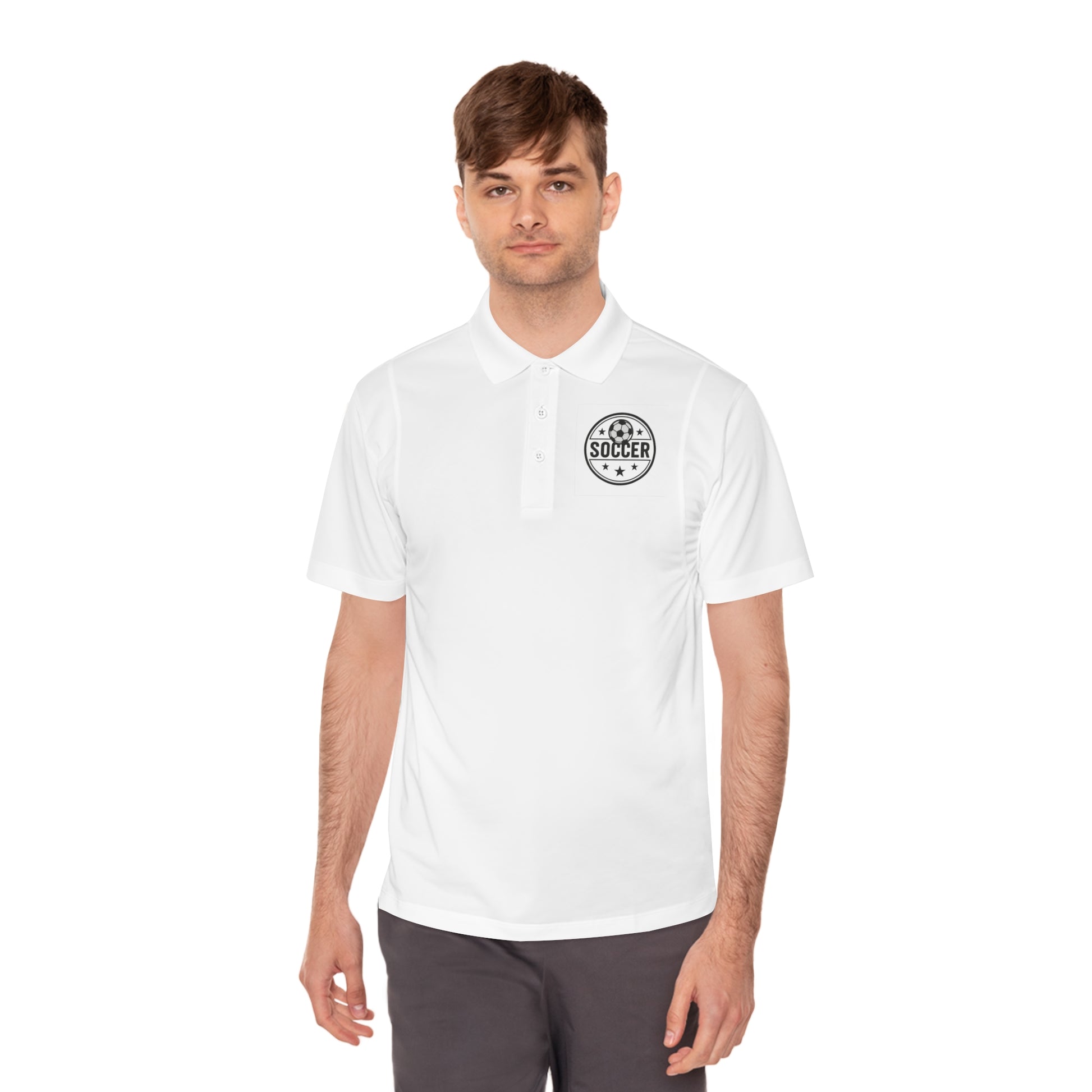 Men’s Soccer Sport Polo – Breathable, Moisture-Wicking Style www.PrintOne1.com