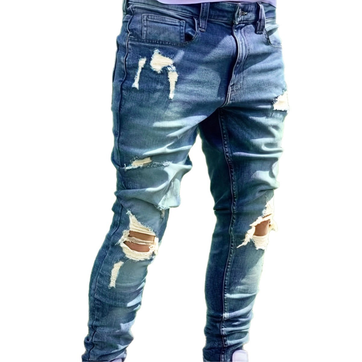 Men’s Straight Leg Streetwear Jeans – Perfect for Casual Outfits