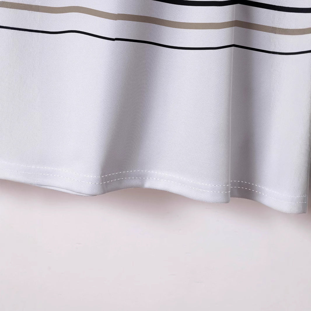 Men’s Striped Short Sleeve T-Shirt – Casual Friday styling