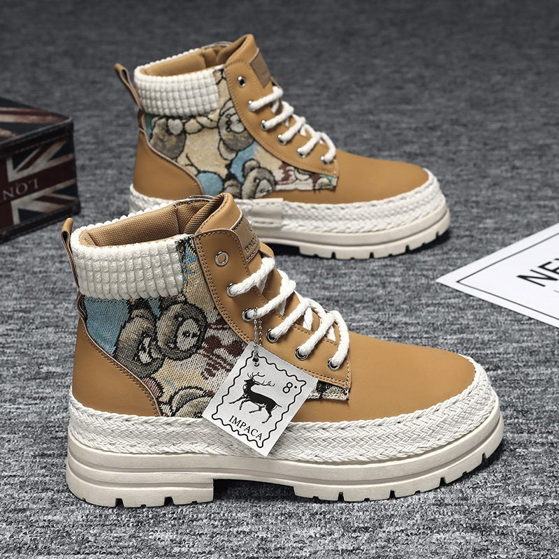 Men’s high top work boots – anti-slip outsole for wet floors